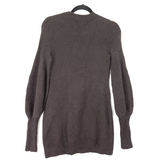 Elie Tahari Cashmere Mohair Sweater Dress XS Balloon Long Sleeve Tunic - Picture 2 of 10